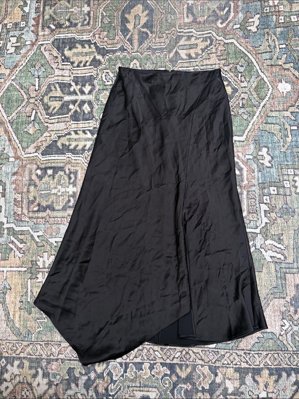 Alice + Olivia Classic Black Asymmetrical Skirt
